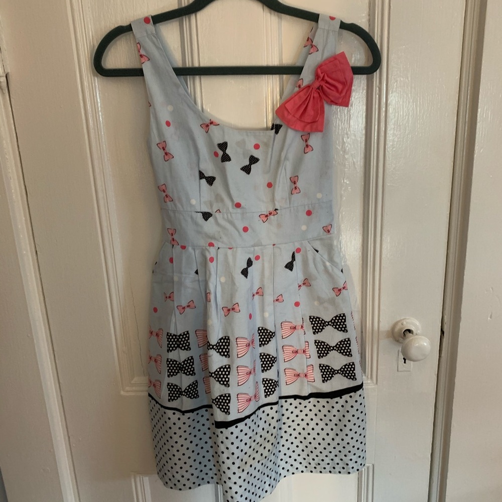 bow babydoll dress